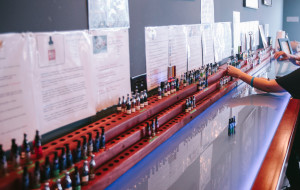 picture of VapeEscape's eLiquid tasting bar.